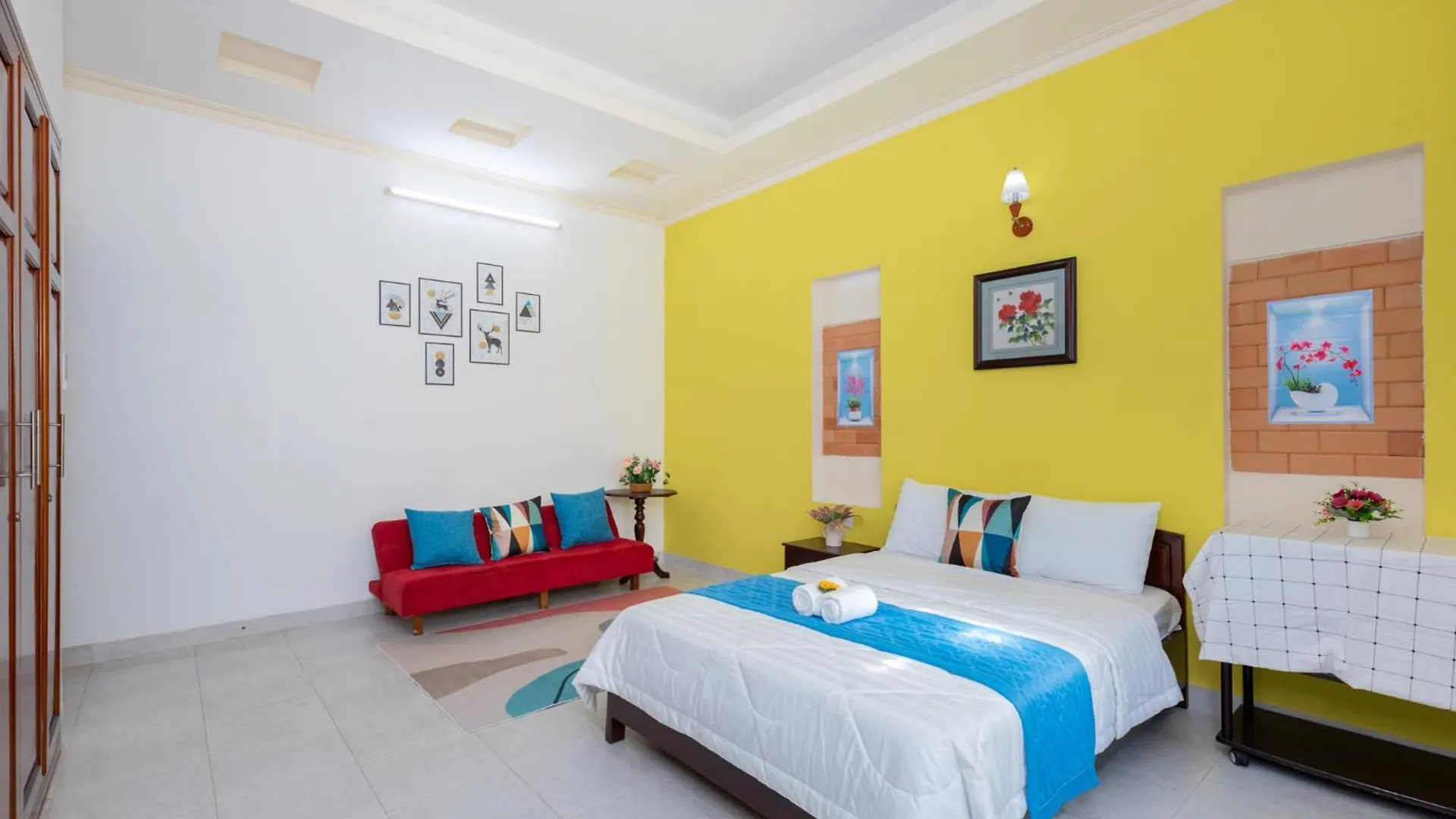 Villa 47 - Gan Bien Bai Sau - Phong Khach Co May Lanh Vung Tau Vietnam