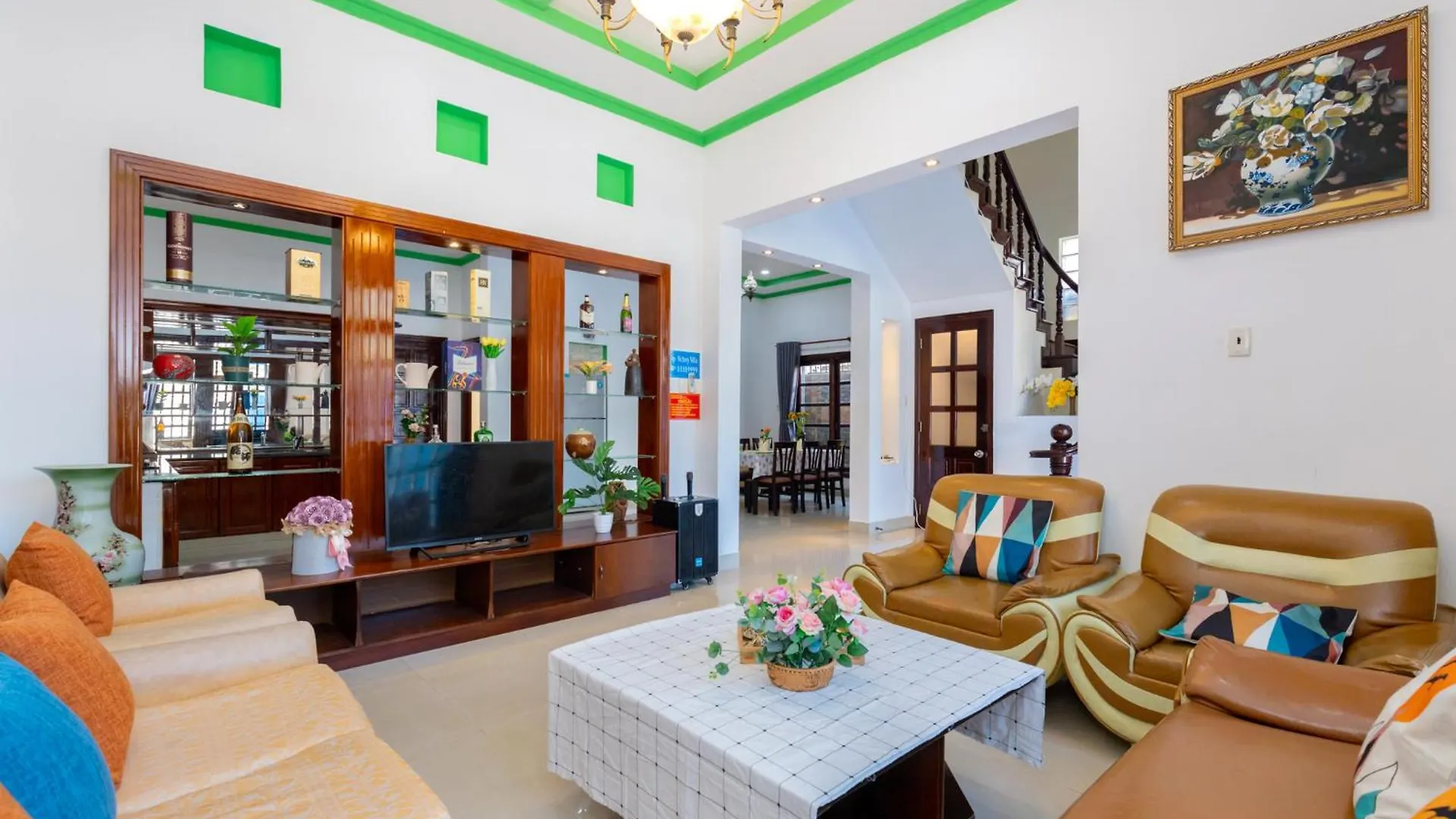 Villa 47 - Gan Bien Bai Sau - Phong Khach Co May Lanh Vung Tau Vietnam