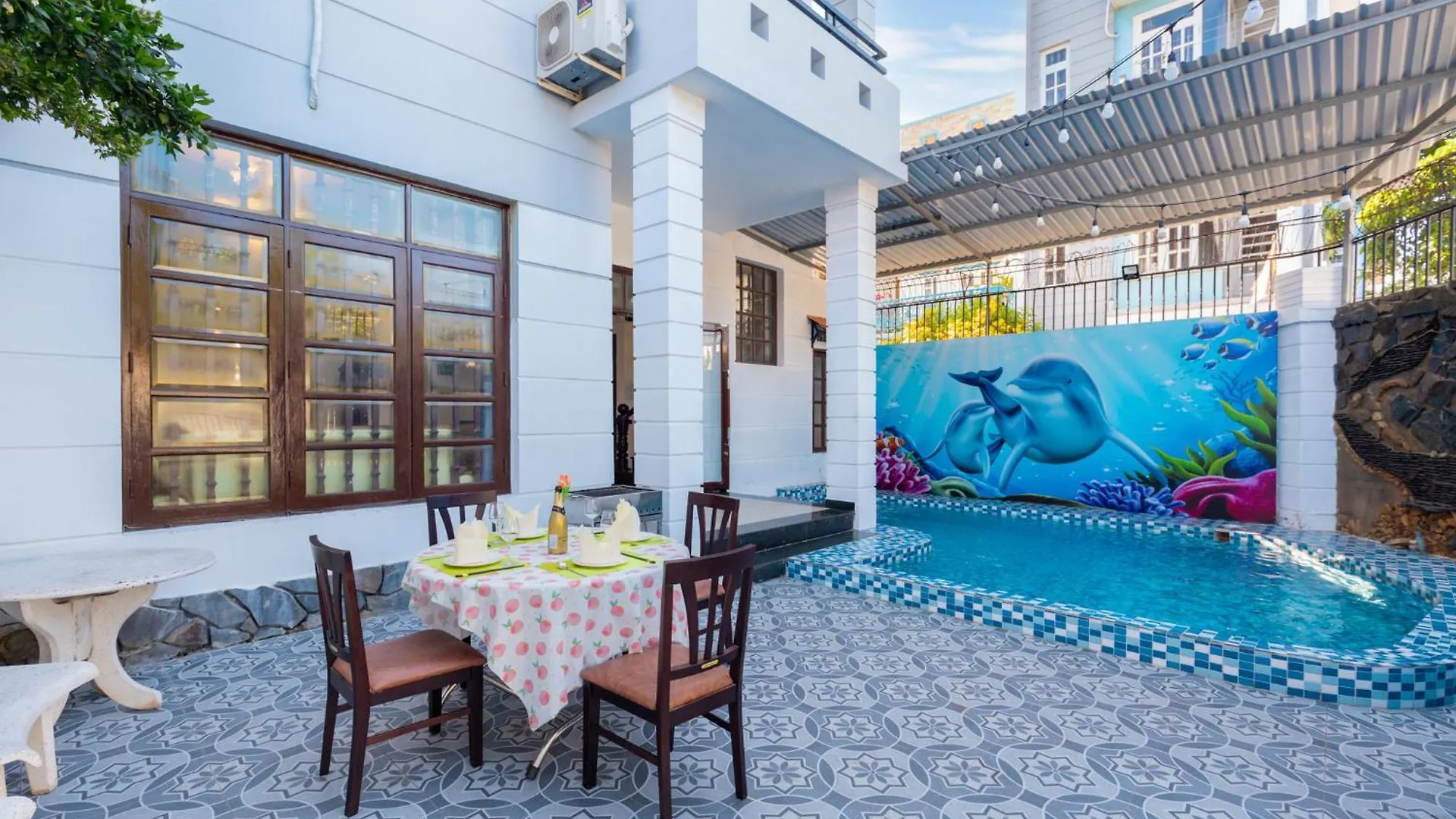 Villa 47 - Gan Bien Bai Sau - Phong Khach Co May Lanh Vung Tau
